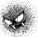 Gastly Pixel Art gen1_red-blue - Pokemon Gallery