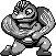 Machoke Pixel Art gen1_red-blue - Pokemon Gallery