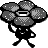 Vileplume Pixel Art gen1_red-blue - Pokemon Gallery