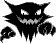 Haunter Pixel Art gen1_yellow - Pokemon Gallery