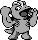 Machop Pixel Art gen1_yellow - Pokemon Gallery