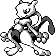 Mewtwo Pixel Art gen1_yellow - Pokemon Gallery