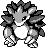 Sandslash Pixel Art gen1_yellow - Pokemon Gallery