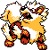 Arcanine Pixel Art gen2_crystal - Pokemon Gallery