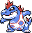 Croconaw Pixel Art gen2_crystal - Pokemon Gallery