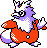 Delibird Pixel Art gen2_crystal - Pokemon Gallery