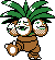 Exeggutor Pixel Art gen2_crystal - Pokemon Gallery