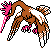 Fearow Pixel Art gen2_crystal - Pokemon Gallery