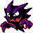 Haunter Pixel Art gen2_crystal - Pokemon Gallery