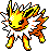 Jolteon Pixel Art gen2_crystal - Pokemon Gallery