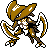 Kabutops Pixel Art gen2_crystal - Pokemon Gallery