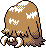 Piloswine Pixel Art gen2_crystal - Pokemon Gallery