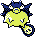 Qwilfish Pixel Art gen2_crystal - Pokemon Gallery