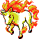 Rapidash Pixel Art gen2_crystal - Pokemon Gallery