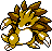 Sandslash Pixel Art gen2_crystal - Pokemon Gallery