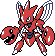 Scizor Pixel Art gen2_crystal - Pokemon Gallery