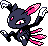 Sneasel Pixel Art gen2_crystal - Pokemon Gallery