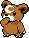 Teddiursa Pixel Art gen2_crystal - Pokemon Gallery