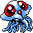 Tentacruel Pixel Art gen2_crystal - Pokemon Gallery