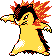 Typhlosion Pixel Art gen2_crystal - Pokemon Gallery