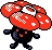 Vileplume Pixel Art gen2_crystal - Pokemon Gallery