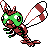 Yanma Pixel Art gen2_crystal - Pokemon Gallery