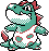 Croconaw Pixel Art gen2_gold - Pokemon Gallery