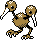 Doduo Pixel Art gen2_gold - Pokemon Gallery