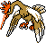 Fearow Pixel Art gen2_gold - Pokemon Gallery