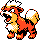 Growlithe Pixel Art gen2_gold - Pokemon Gallery