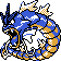 Gyarados Pixel Art gen2_gold - Pokemon Gallery