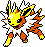 Jolteon Pixel Art gen2_gold - Pokemon Gallery