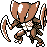 Kabutops Pixel Art gen2_gold - Pokemon Gallery