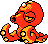 Octillery Pixel Art gen2_gold - Pokemon Gallery