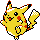 Pikachu Pixel Art gen2_gold - Pokemon Gallery