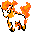 Ponyta Pixel Art gen2_gold - Pokemon Gallery