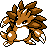 Sandslash Pixel Art gen2_gold - Pokemon Gallery