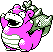 Slowbro Pixel Art gen2_gold - Pokemon Gallery