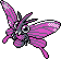 Venomoth Pixel Art gen2_gold - Pokemon Gallery