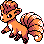 Vulpix Pixel Art gen2_gold - Pokemon Gallery