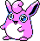 Wigglytuff Pixel Art gen2_gold - Pokemon Gallery