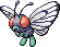 Butterfree Pixel Art gen3_firered-leafgreen - Pokemon Gallery