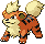 Growlithe Pixel Art gen3_firered-leafgreen - Pokemon Gallery