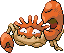 Kingler Pixel Art gen3_firered-leafgreen - Pokemon Gallery