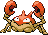 Krabby Pixel Art gen3_firered-leafgreen - Pokemon Gallery