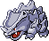 Rhyhorn Pixel Art gen3_firered-leafgreen - Pokemon Gallery