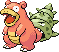 Slowbro Pixel Art gen3_firered-leafgreen - Pokemon Gallery