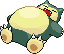 Snorlax Pixel Art gen3_firered-leafgreen - Pokemon Gallery