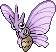 Venomoth Pixel Art gen3_firered-leafgreen - Pokemon Gallery