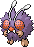 Venonat Pixel Art gen3_firered-leafgreen - Pokemon Gallery